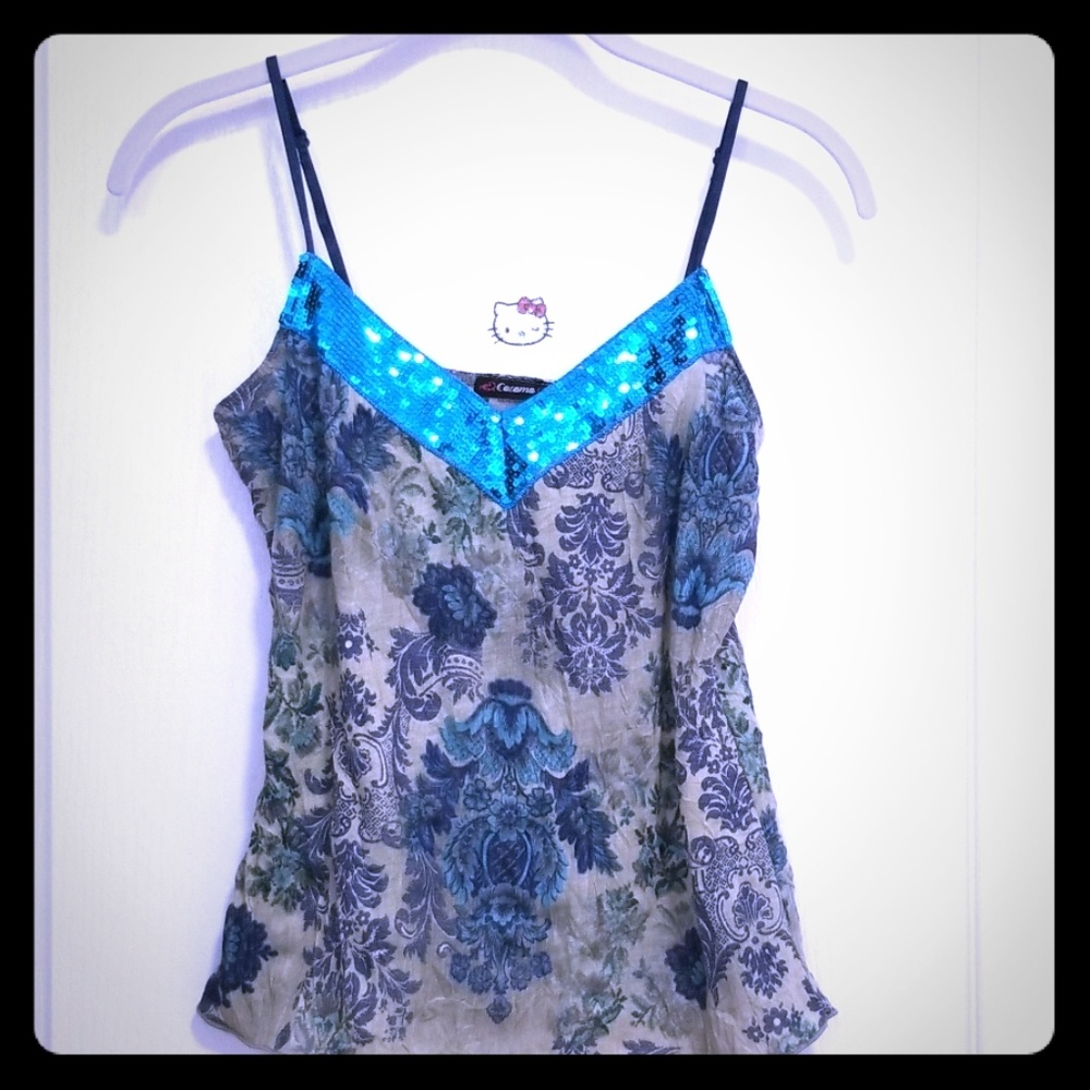 Cacama Sequin Cami Top